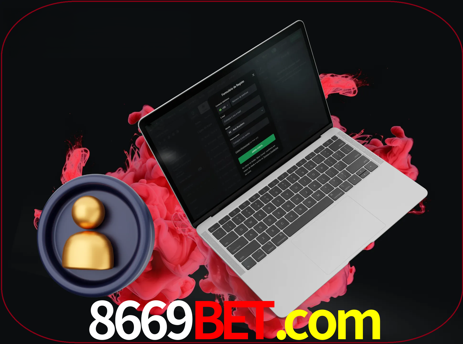 No cabeçalho do site 8669bet, clique no botão que o levará a um formulário especial onde terá de introduzir as suas informações actuais.