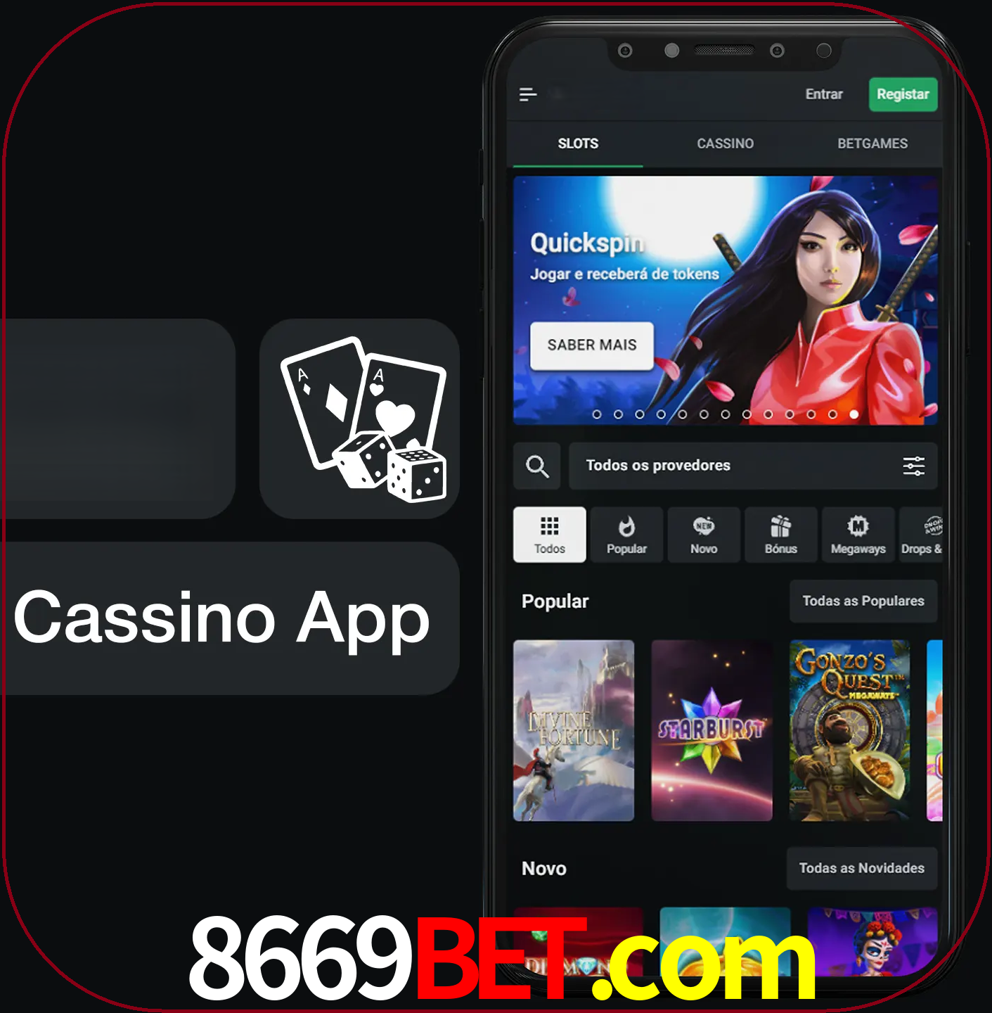 Jogue jogos de cassino e ganhe.