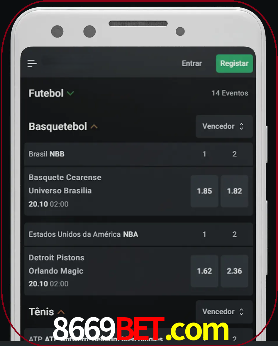 Aposte e assista aos esportes em formato ao vivo.