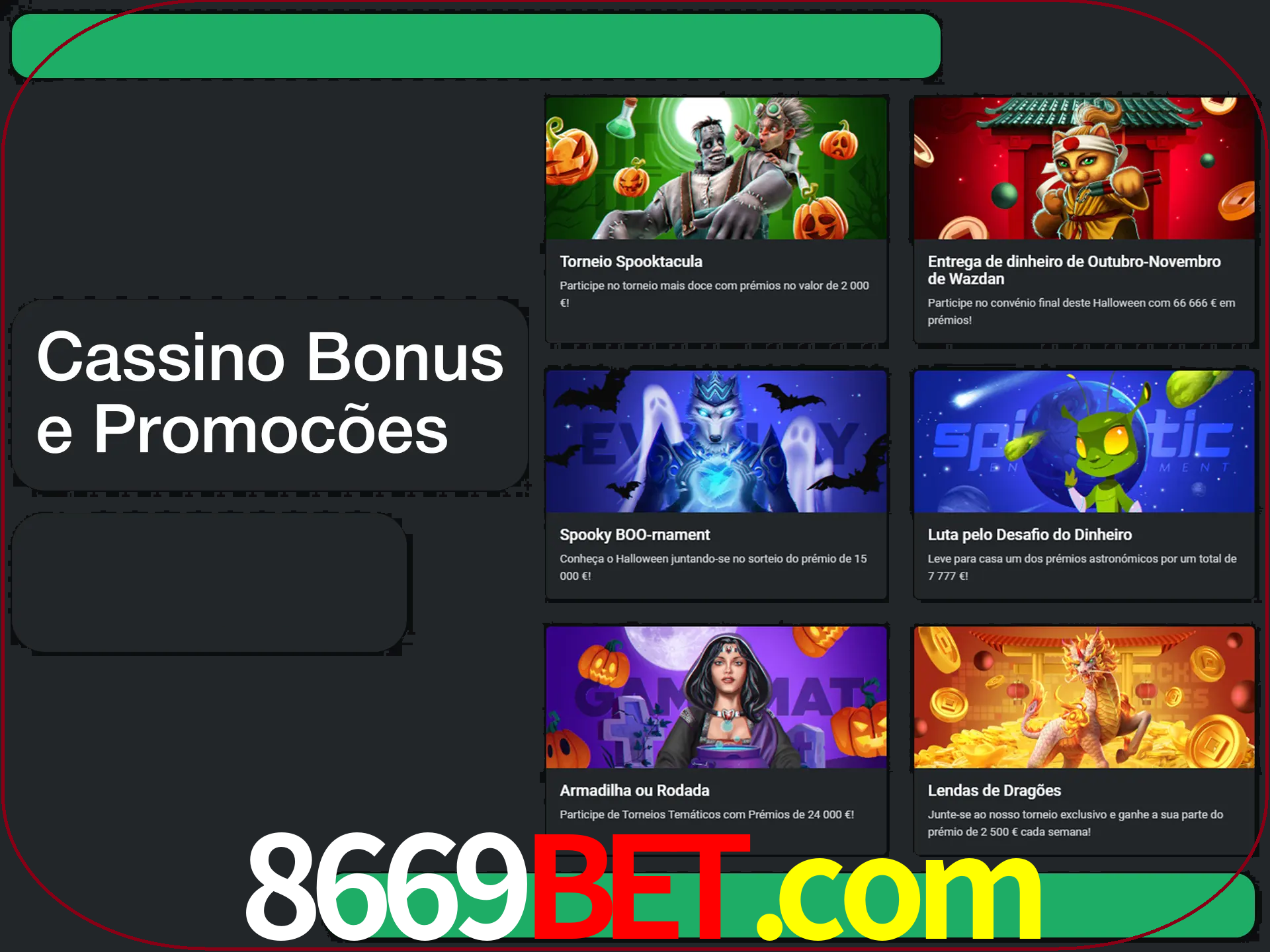 Verifique se há novos bônus de cassino para reivindicar.