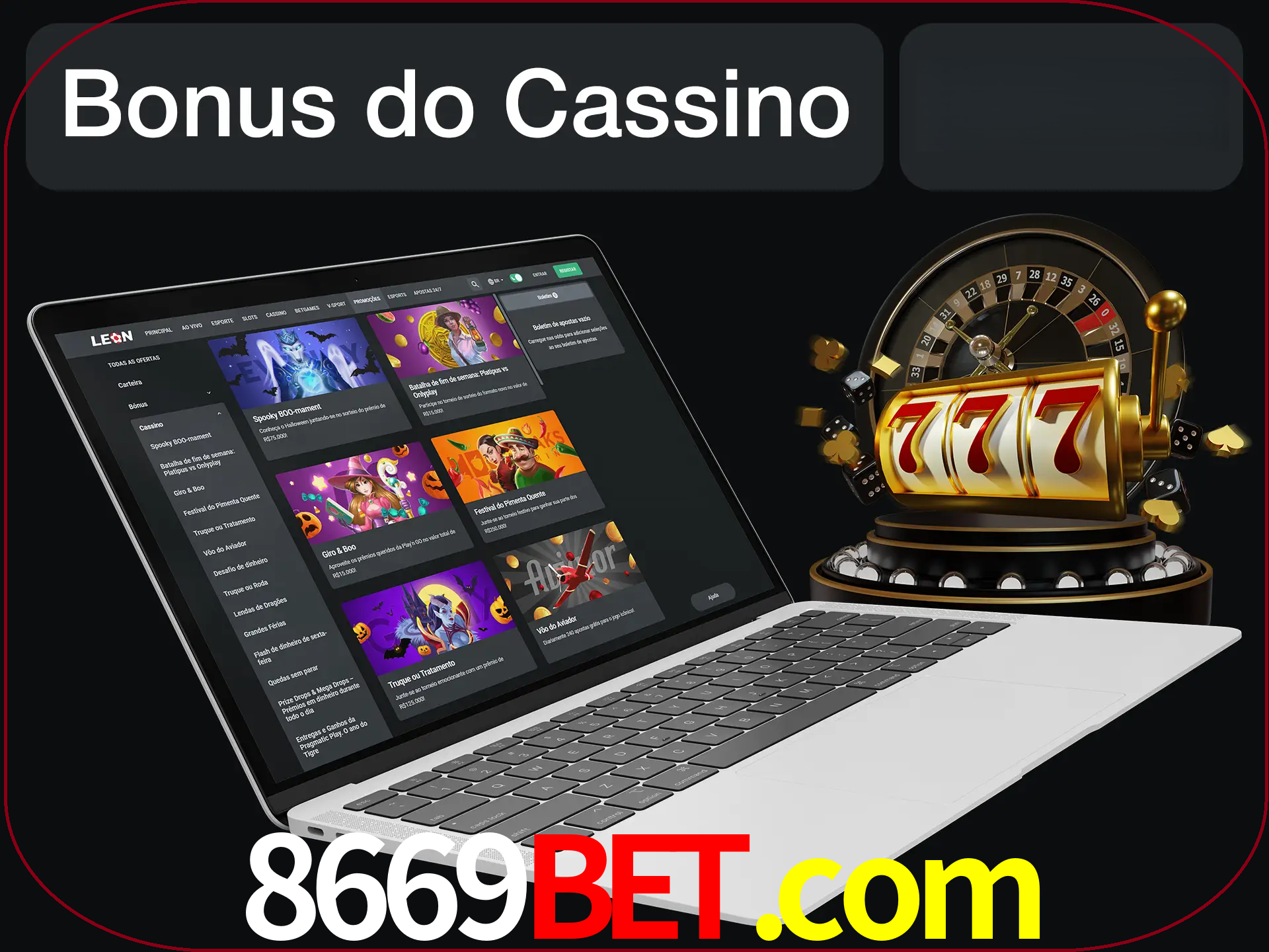 Use o bônus do cassino para começar melhor.